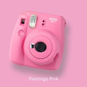 Fujifilm Instax Mini 9 Camera, Flamingo Pink